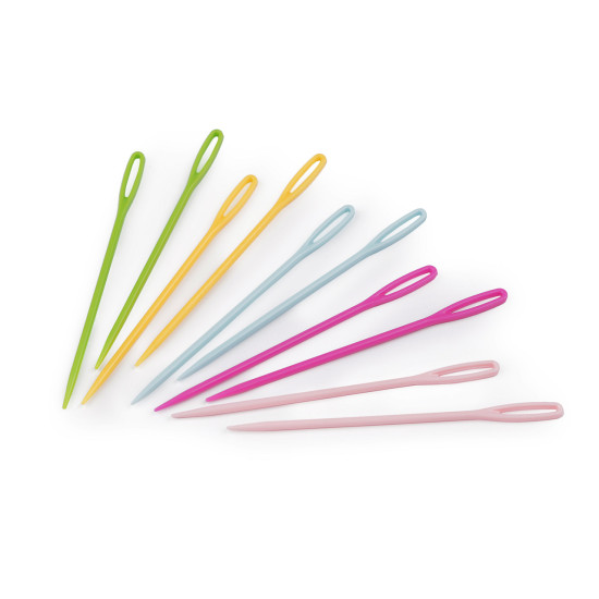 Aiguille en plastique pour enfants, longueur 75 mm - Mélanger de variations (100 Pièces) Aiguille en plastique pour enfants, longueur 75 mm - Mélanger de variations (100 Pièces)