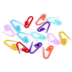 Knitting stitch marker 7x22 mm - Mix (1000 Pieces)