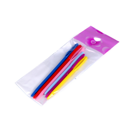 Igły plastikowe tępe miks rozmiarów - Mix rozmiarów (6 Sztuki) Igły plastikowe tępe miks rozmiarów - Mix rozmiarów (6 Sztuki)