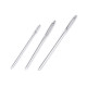 Igły metalowe tępe długość 50; 60; 70 mm do wełny, wyszywania - Nikiel (150 Sztuki) Igły metalowe tępe długość 50; 60; 70 mm do wełny, wyszywania - Nikiel (150 Sztuki)