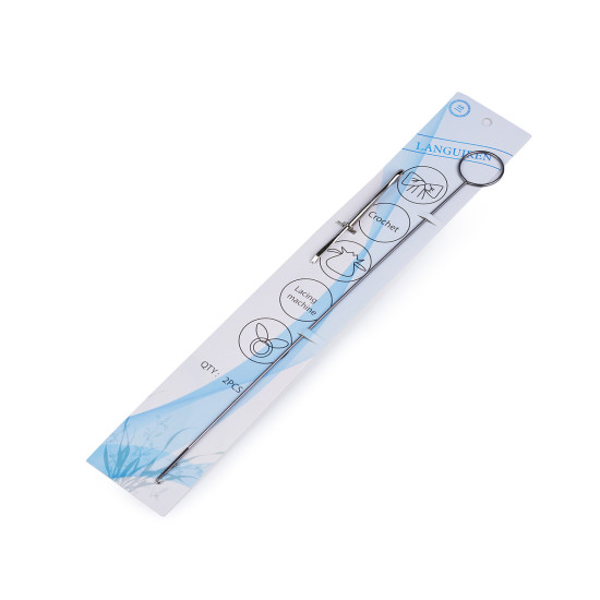 Threading needle and threader for elastic - set - Nickel (8 Pieces) Threading needle and threader for elastic - set - Nickel (8 Pieces)