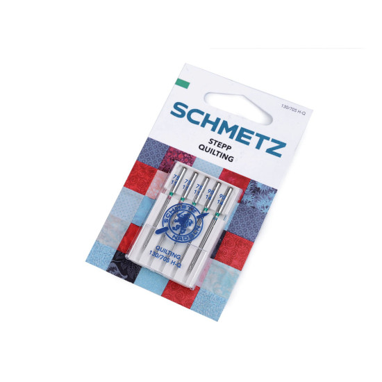 Machine quilting needle 75;90 schmetz - Nickel (1 Card) Machine quilting needle 75;90 schmetz - Nickel (1 Card)