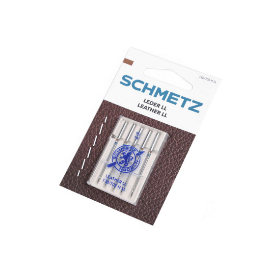 Machine leather needles 80; 90; 100 schmetz - Nickel (1 Card) Machine leather needles 80; 90; 100 schmetz - Nickel (1 Card)
