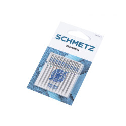 Machine needles universal 70; 80; 90; 100 schmetz - Nickel (1 Card)
