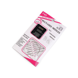 Self threading set of needles - Nickel (1 Card)