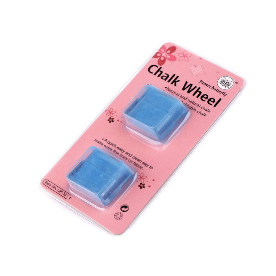 Spare refill for tailor's chalk in a plastic case - Blue (1 Card) Spare refill for tailor's chalk in a plastic case - Blue (1 Card)