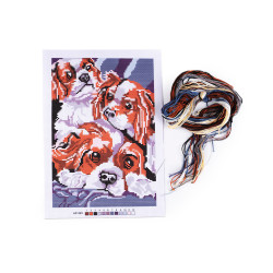 Embroidery / cross stitch kit - As pictured (1 Set)