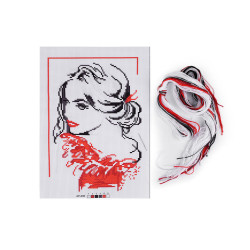Embroidery / cross stitch kit - As pictured (1 Set)