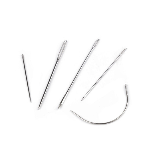 Hobby-set ledernadeln stumpf, rund, scharf - Nickel (1 Karte) Hobby-set ledernadeln stumpf, rund, scharf - Nickel (1 Karte)