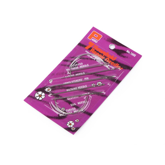 Upholstery needle set - Nickel (1 Card) Upholstery needle set - Nickel (1 Card)