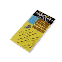 Sewing and upholstery needle set, gold eye - Nickel (1 Card)