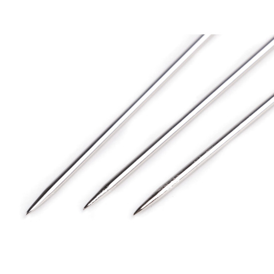 Igła pojedynczy szpic tapicerska 20 cm - Nikiel (10 Sztuki) Igła pojedynczy szpic tapicerska 20 cm - Nikiel (10 Sztuki)