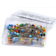 Glass head pins length 32 mm - Nickel (12 Boxes) Glass head pins length 32 mm - Nickel (12 Boxes)