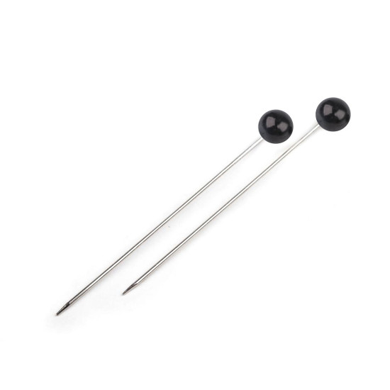 Szpilki ozdobne długość 50 mm - Czarny (1000 Sztuki) Szpilki ozdobne długość 50 mm - Czarny (1000 Sztuki)