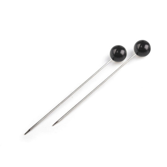 Szpilki ozdobne długość 50 mm - Czarny (1000 Sztuki) Szpilki ozdobne długość 50 mm - Czarny (1000 Sztuki)
