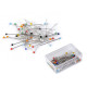 Glass head pins length 30 mm - Nickel (1 Box)