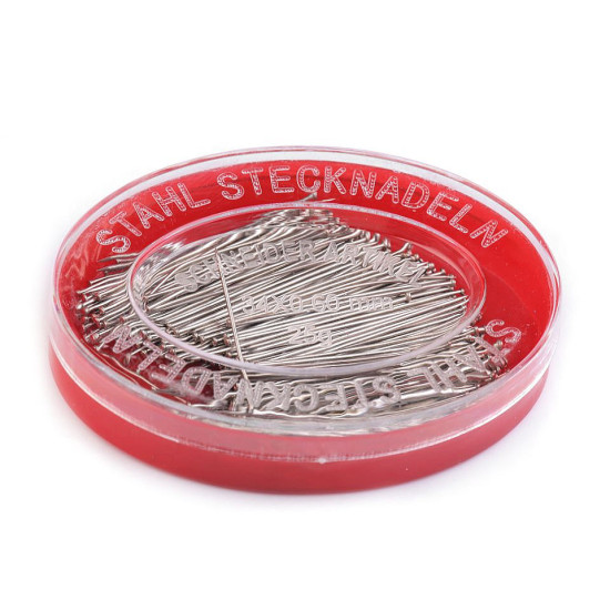Szpilki metalowe długość 34 mm - Nikiel (1 Pudełko) Szpilki metalowe długość 34 mm - Nikiel (1 Pudełko)