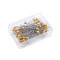 Decorative / pearl headed pins length 38 mm - Gold (1 Box)