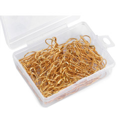 Épingles à nourrice dans une boîte, longueur 22 mm - Or (1 Boîte)