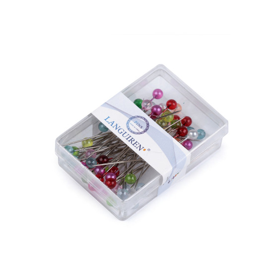 Decorative pins with a transparent head, length 40 mm - Mix (20 Boxes) Decorative pins with a transparent head, length 40 mm - Mix (20 Boxes)