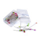 Decorative pins with a transparent head, length 40 mm - Mix (20 Boxes) Decorative pins with a transparent head, length 40 mm - Mix (20 Boxes)