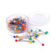 Szpilki nierdzewne z plastikową główką długość 32 mm - Mix (1 Pudełko) Szpilki nierdzewne z plastikową główką długość 32 mm - Mix (1 Pudełko)