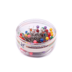 Szpilki z plastikową główką długość 32 mm - Mix (1 Pudełko)