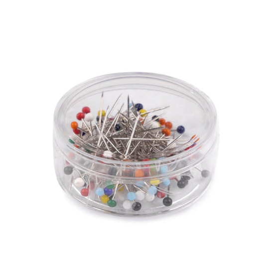 Pins with a glass head, length 32 mm - Nickel (20 Boxes)