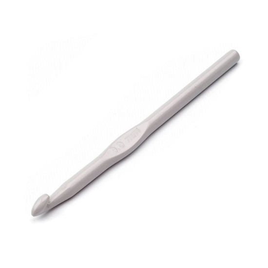 Crochet hook no. 6; 7; 8; 9 - Silver (1 Piece) Crochet hook no. 6; 7; 8; 9 - Silver (1 Piece)