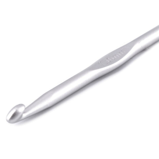 Crochet hook no. 6; 7; 8; 9 - Silver (1 Piece) Crochet hook no. 6; 7; 8; 9 - Silver (1 Piece)
