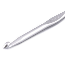 Crochet hook no. 6; 7; 8; 9 - Silver (1 Piece)