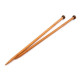 Druty proste numer 10 bambus - Bambus ciemny (4 Pary) Druty proste numer 10 bambus - Bambus ciemny (4 Pary)