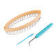 Knitting socks loom set for socks 5.3x13.5 cm - Cream (12 Sets) Knitting socks loom set for socks 5.3x13.5 cm - Cream (12 Sets)