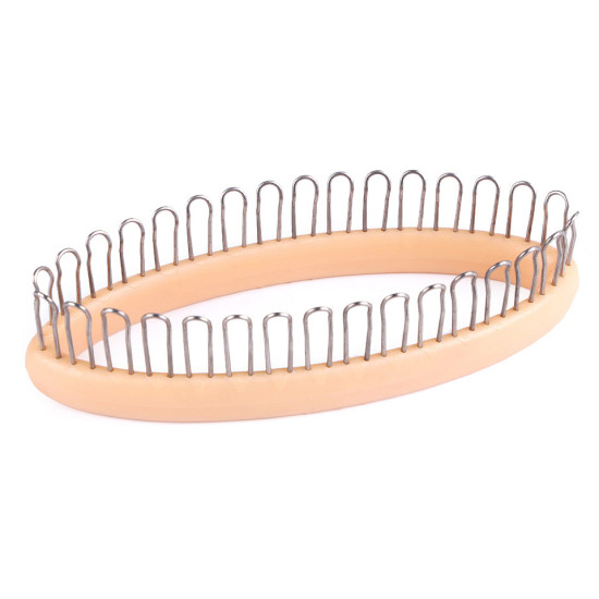 Knitting socks loom set for socks 5.3x13.5 cm - Cream (12 Sets) Knitting socks loom set for socks 5.3x13.5 cm - Cream (12 Sets)