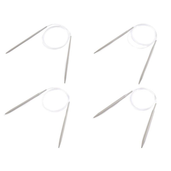 Druty aluminiowe na żyłce rozmiar 4,5; 5; 6; 7 - Srebrny (1 Sztuka) Druty aluminiowe na żyłce rozmiar 4,5; 5; 6; 7 - Srebrny (1 Sztuka)