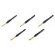 Crochet hooks with silicone handle 2; 2,5; 3; 3,5; 4; 4,5; 5; 5,5; 6 - Mix variations (9 Pieces)