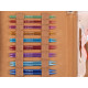 A set of circular needles with screw in a case - Lightbeige (2 Sets) A set of circular needles with screw in a case - Lightbeige (2 Sets)