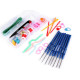 Set of hooks and crochet accessories in a box - As pictured (3 Sets) Set of hooks and crochet accessories in a box - As pictured (3 Sets)