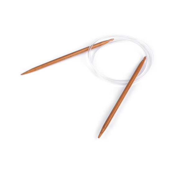 Circular bamboo knitting needles no. 3; 3.5; 4; 4.5; 5; 5.5; 6; 6.5; 7; 8 - Bamboo dark (1 Piece) Circular bamboo knitting needles no. 3; 3.5; 4; 4.5; 5; 5.5; 6; 6.5; 7; 8 - Bamboo dark (1 Piece)