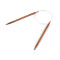 Circular bamboo knitting needles no. 3; 3.5; 4; 4.5; 5; 5.5; 6; 6.5; 7; 8 - Bamboo dark (1 Piece)