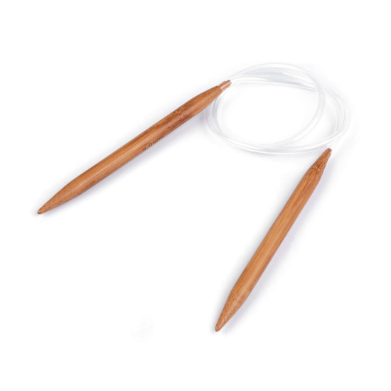 Circular bamboo knitting needles no. 9; 10; 12 - Bamboo dark (1 Piece) Circular bamboo knitting needles no. 9; 10; 12 - Bamboo dark (1 Piece)