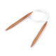 Circular bamboo knitting needles no. 9; 10; 12 - Bamboo dark (1 Piece) Circular bamboo knitting needles no. 9; 10; 12 - Bamboo dark (1 Piece)