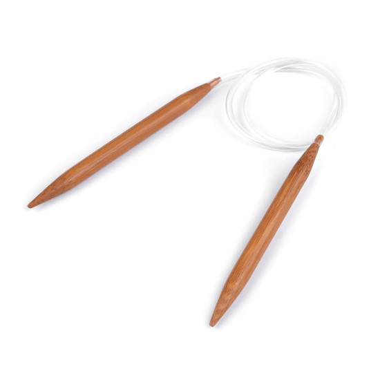Circular bamboo knitting needles no. 9; 10; 12 - Bamboo dark (1 Piece) Circular bamboo knitting needles no. 9; 10; 12 - Bamboo dark (1 Piece)