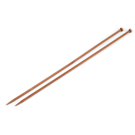 Druty proste nr. 3,5; 4; 4,5; 5 bambus - Bambus ciemny (4 Pary) Druty proste nr. 3,5; 4; 4,5; 5 bambus - Bambus ciemny (4 Pary)
