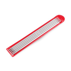 Druty pończosznicze aluminiowe nr. 2; 2,5; 3; 3,5; 4; 4,5; 5 - Nikiel (1 Zestaw)