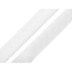 Taśma rzep samoprzylepna komplet (haczyk+pętelka) szerokość 20 mm - White (100 Metry)