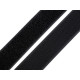 Taśma rzep komplet (haczyk+pętelka) szerokość 30 mm - Czarny (1 Metr) Taśma rzep komplet (haczyk+pętelka) szerokość 30 mm - Czarny (1 Metr)