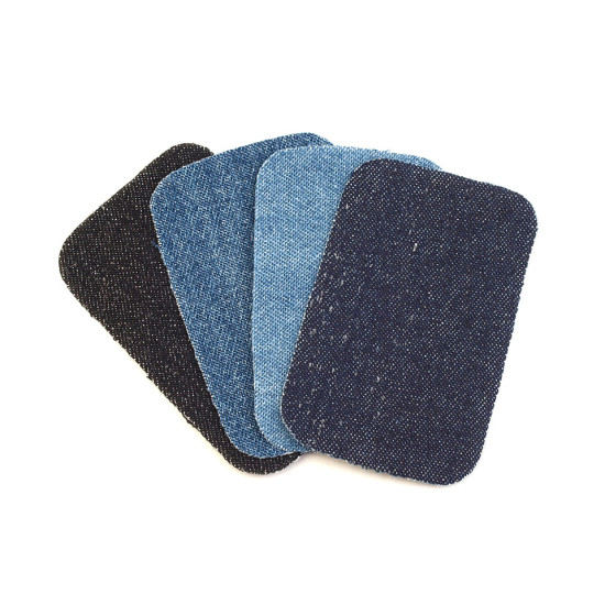 Écussons thermocollants en denim, 7,6x4,9 cm - Noir (5 Sachets) Écussons thermocollants en denim, 7,6x4,9 cm - Noir (5 Sachets)