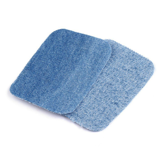 Écussons thermocollants en denim, 7,6x4,9 cm - Noir (5 Sachets) Écussons thermocollants en denim, 7,6x4,9 cm - Noir (5 Sachets)