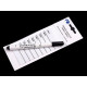 Etykieta ubraniowa do naprasowania z pisakiem - White (1 Torba)